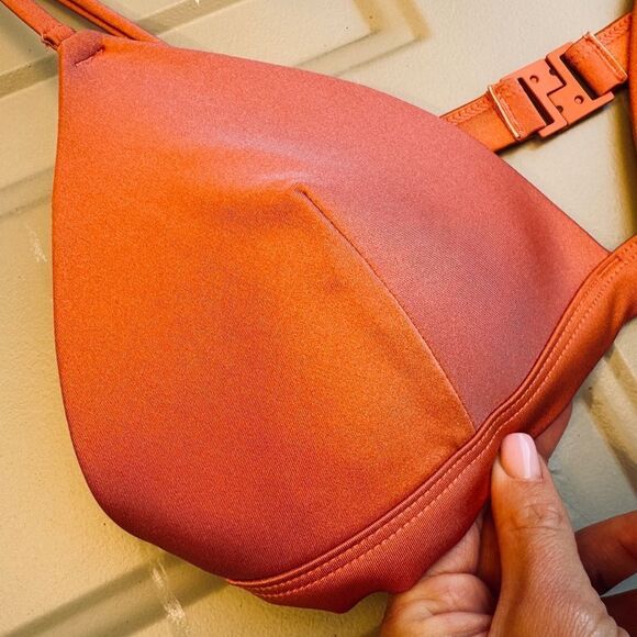 ZIMMERMANN Triangle bikini top Peach - Picture 6 of 9